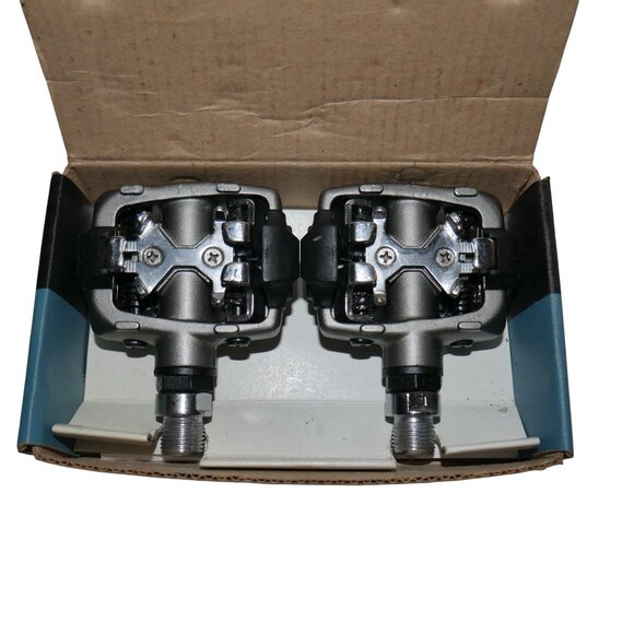 Concept Double-Sided SPD Clipless MTB Pedals Adjustable Aluminum Chromoly 9/16" - Picture 1 of 10